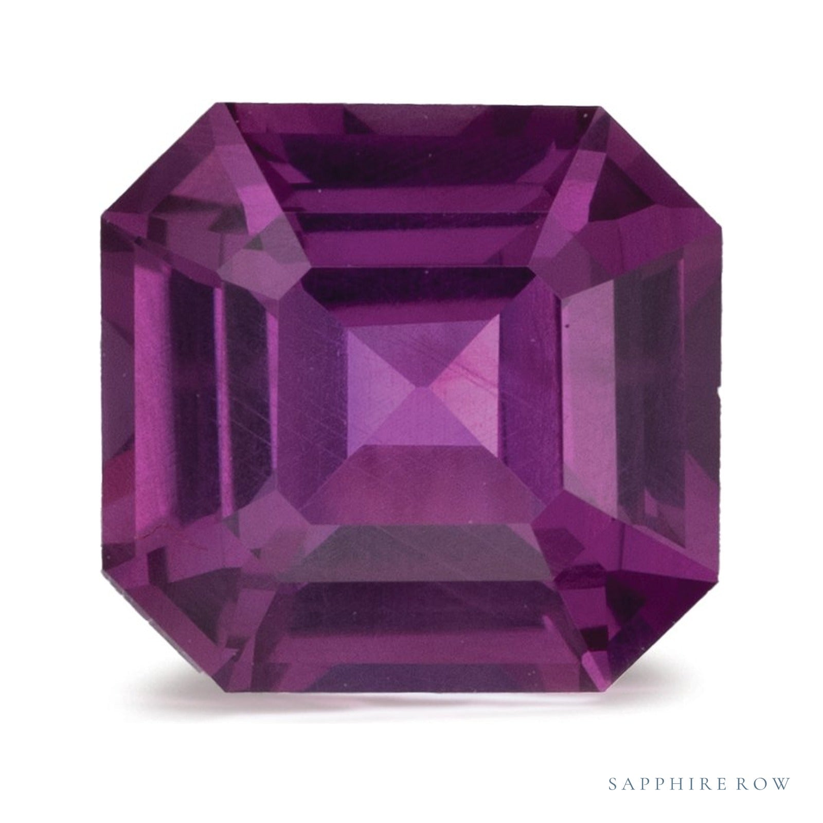 1.56 ct Asscher Natural Sapphire — Sapphire Row · cut4