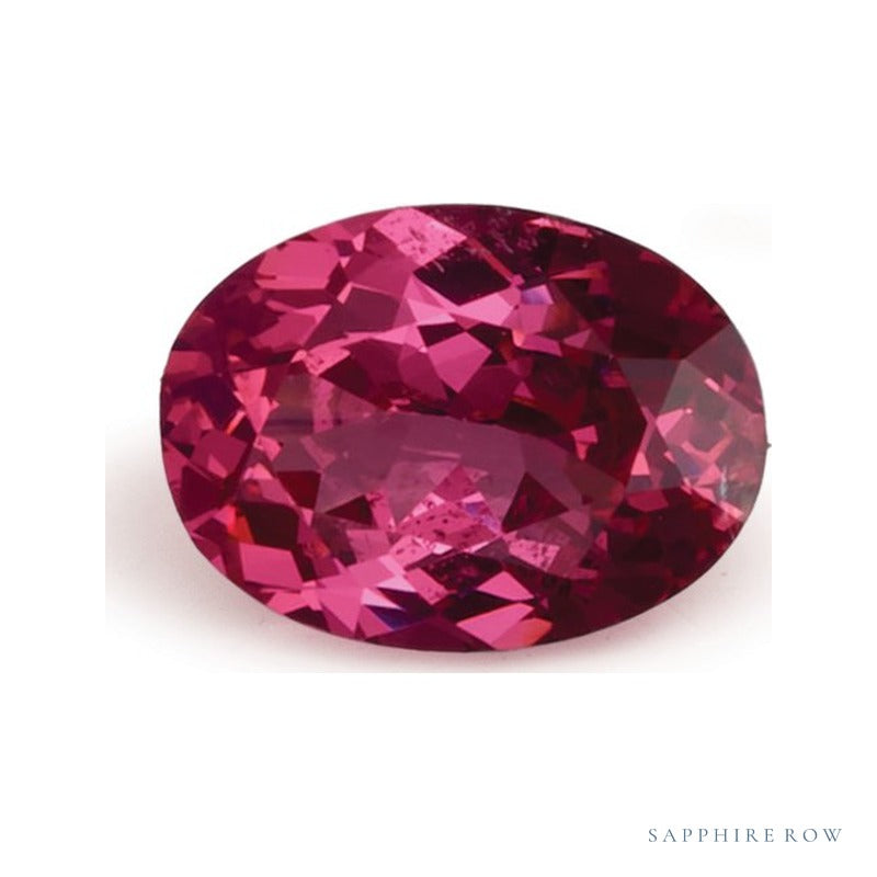 1.55 ct natural red spinel from Tanzania, oval cut | Sapphire Row · cut6