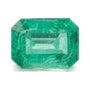 1.54 ct natural green emerald from Zambia, emerald cut | Sapphire Row · cut7