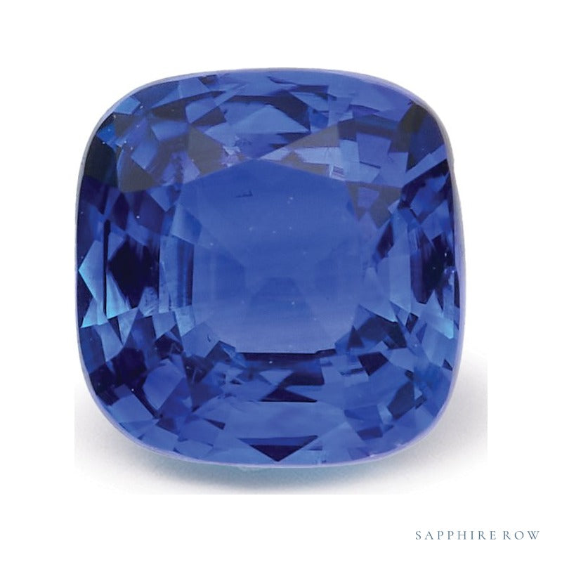 1.52 ct natural blue sapphire from Sri Lanka, cushion cut | Sapphire Row · cut7