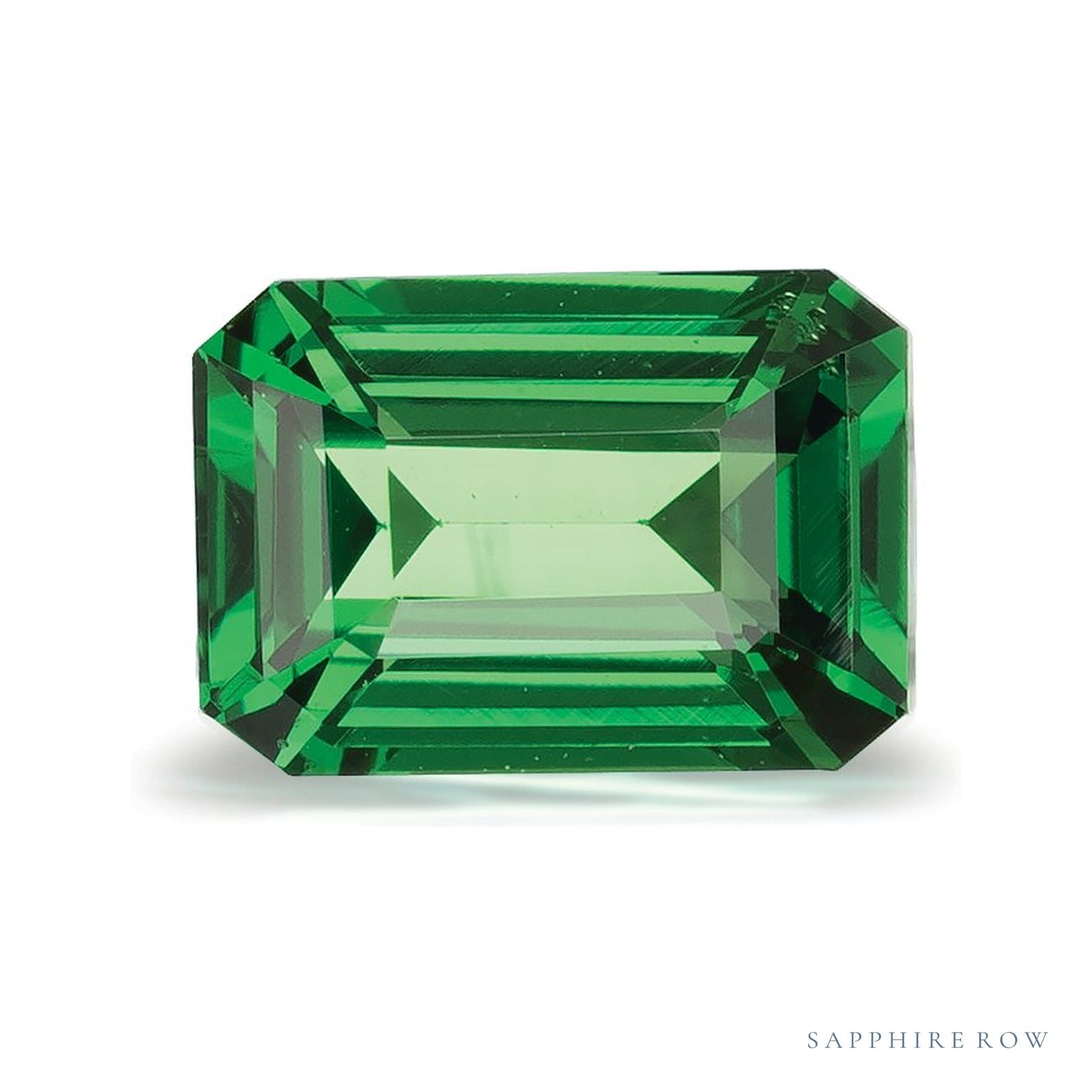 1.52 ct Emerald Natural Tsavorite Garnet — Sapphire Row · cut4