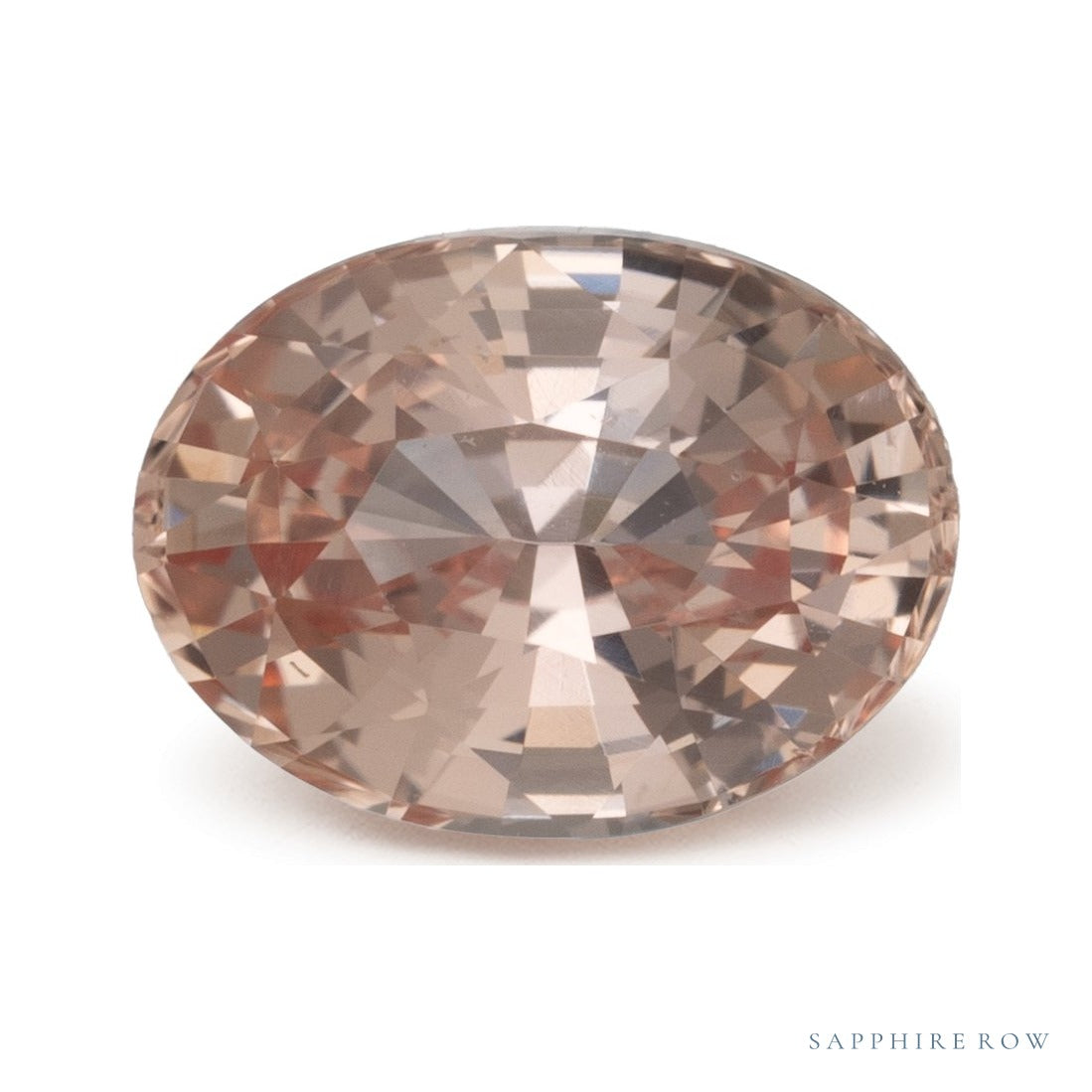 1.51 ct natural padparadscha sapphire from Sri Lanka, oval cut | Sapphire Row · cut6