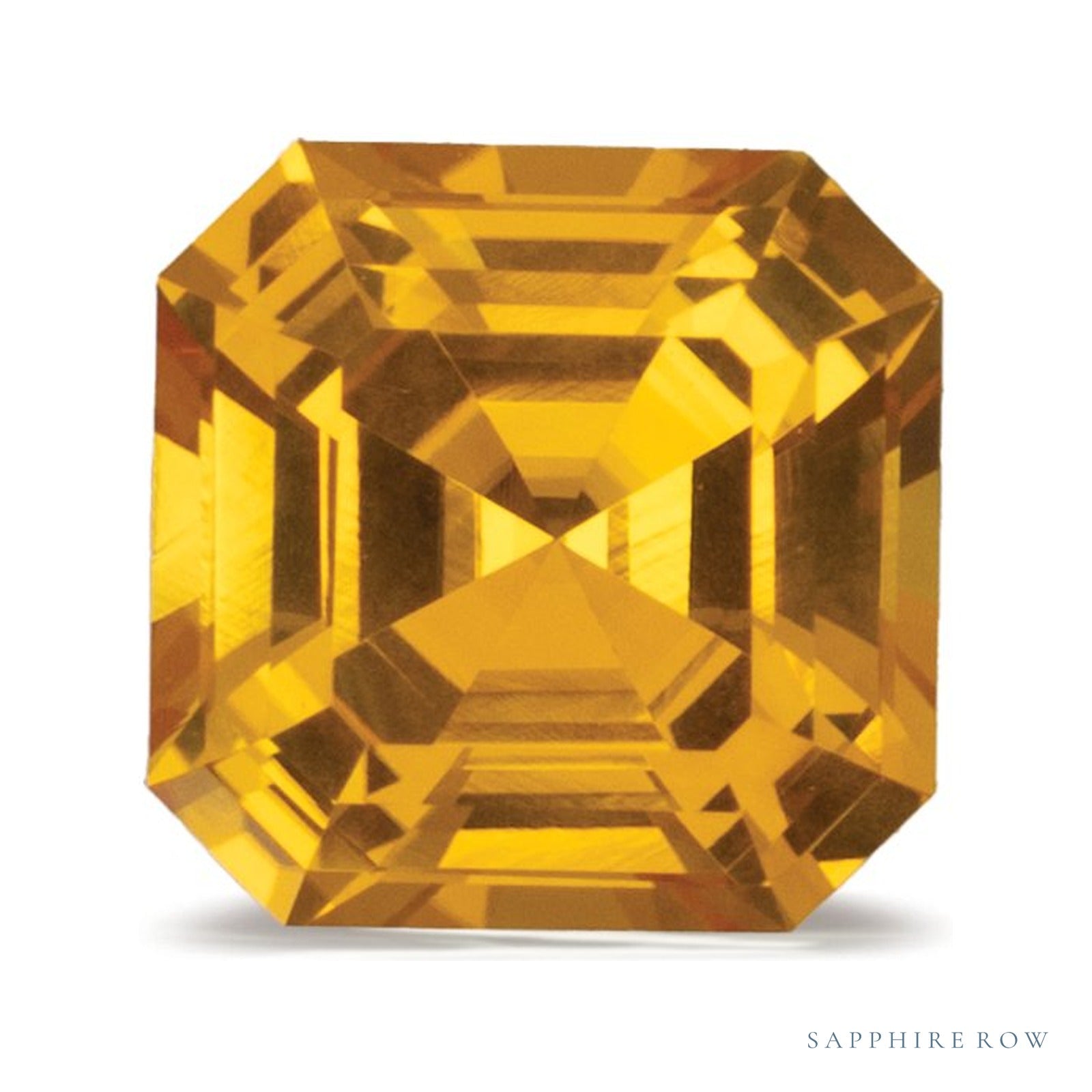1.42 ct Asscher Natural Sapphire — Sapphire Row · cut4