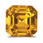 1.42 ct natural yellow sapphire from Sri Lanka, asscher cut | Sapphire Row · cut7