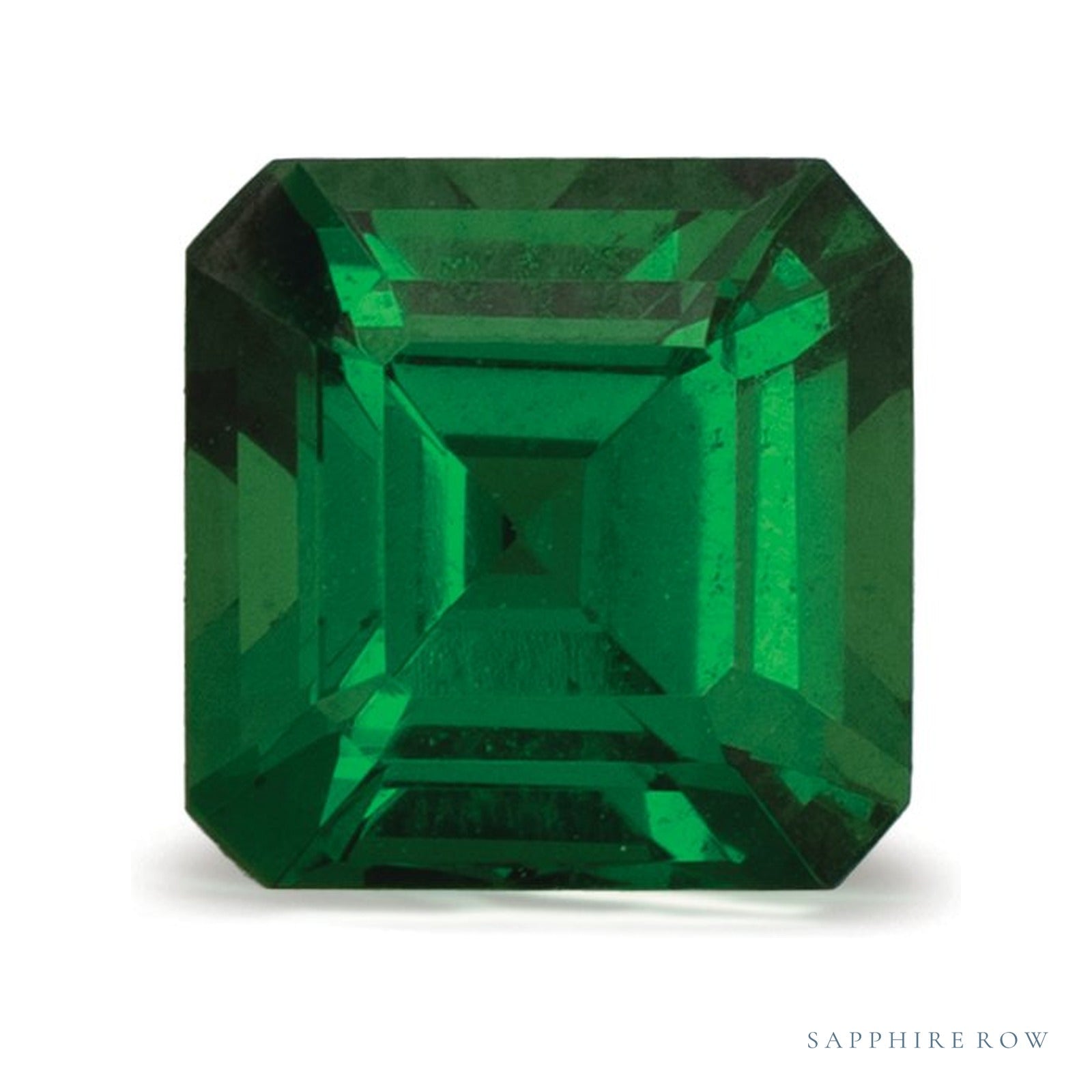 1.40 ct Asscher Natural Tsavorite Garnet — Sapphire Row · cut4