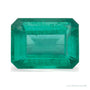 1.38 ct natural green emerald from Brazil, emerald cut | Sapphire Row · cut7