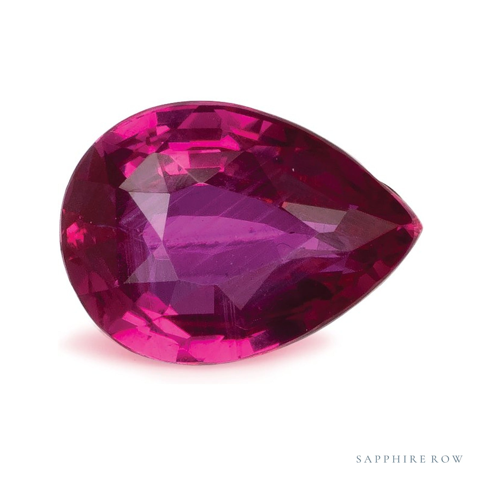 1.38 ct Pear Natural Ruby — Sapphire Row · cut4