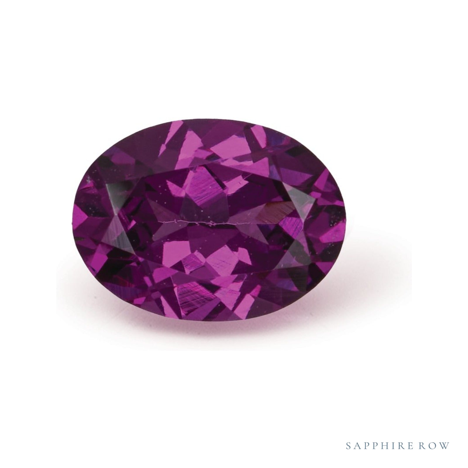 1.35 ct Oval Natural Garnet — Sapphire Row · cut4