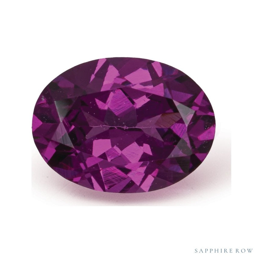 1.35 ct natural purple garnet from Mozambique, oval cut | Sapphire Row · cut6