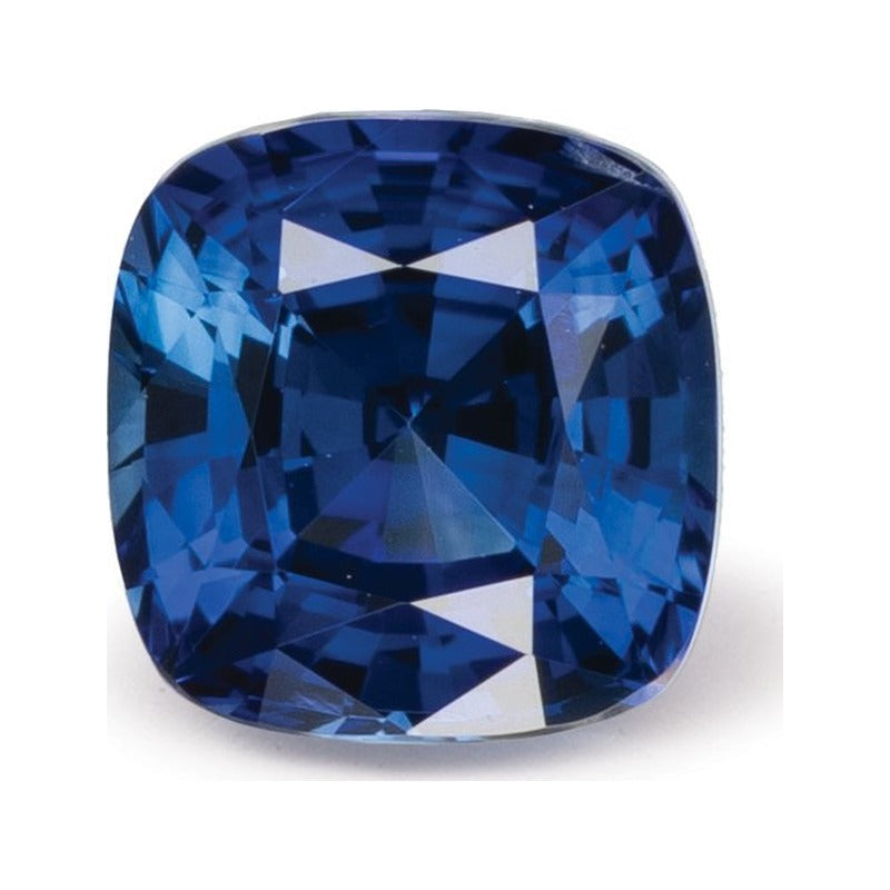 1.31 ct natural blue sapphire from Sri Lanka, cushion cut | Sapphire Row · cut7