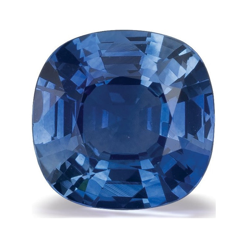 1.31 ct natural blue sapphire from Sri Lanka, cushion cut | Sapphire Row · cut7