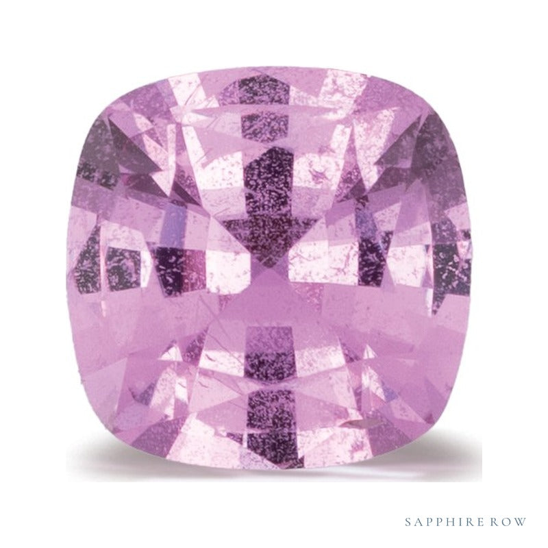 1.31 ct natural pink sapphire from Sri Lanka, cushion cut | Sapphire Row · cut7