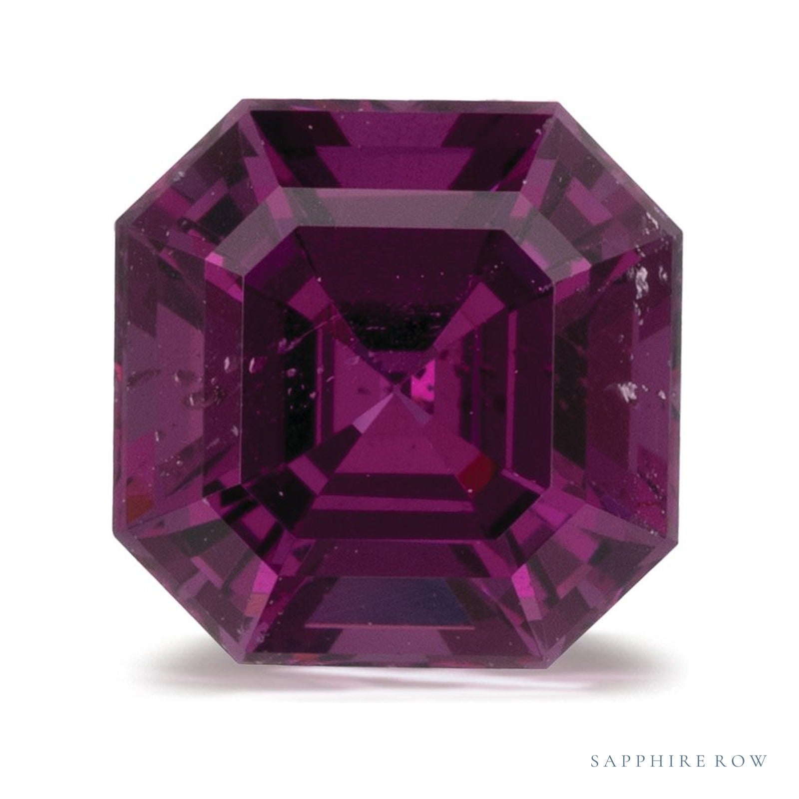 1.28 ct Asscher Natural Garnet — Sapphire Row · cut4