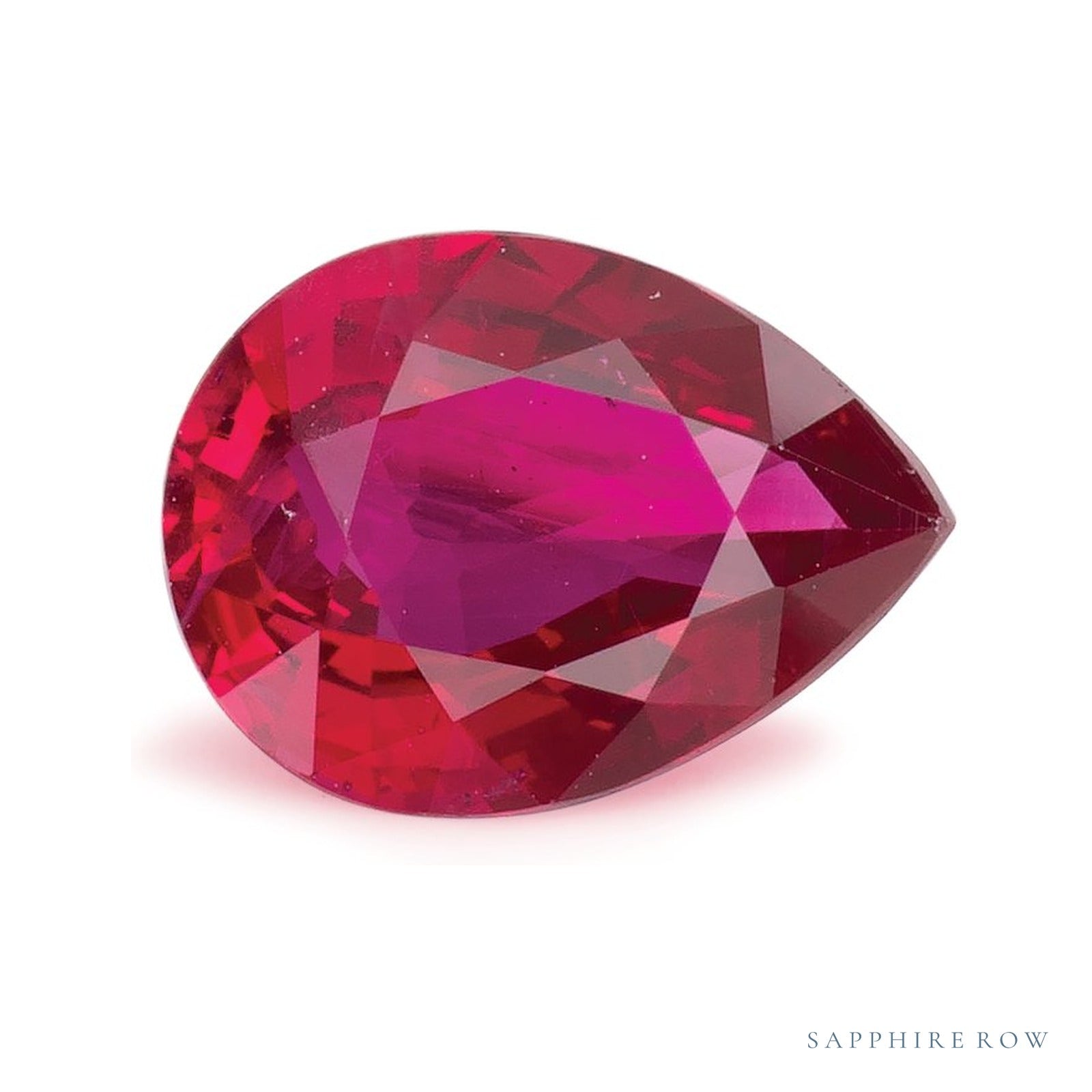 1.27 ct Pear Natural Ruby — Sapphire Row · cut4