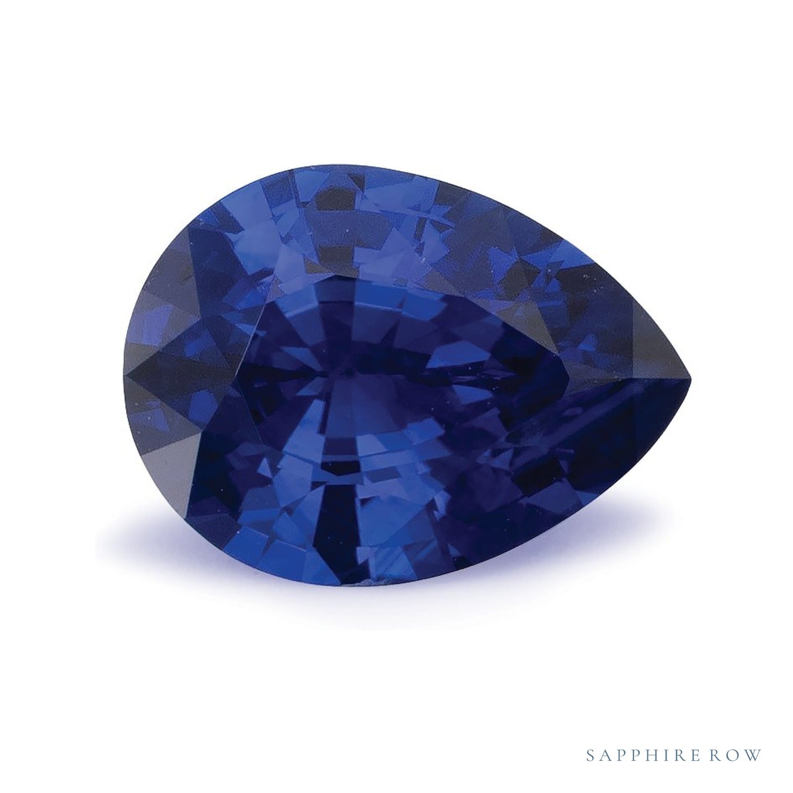 1.25 ct Pear Natural Sapphire — Sapphire Row · cut4