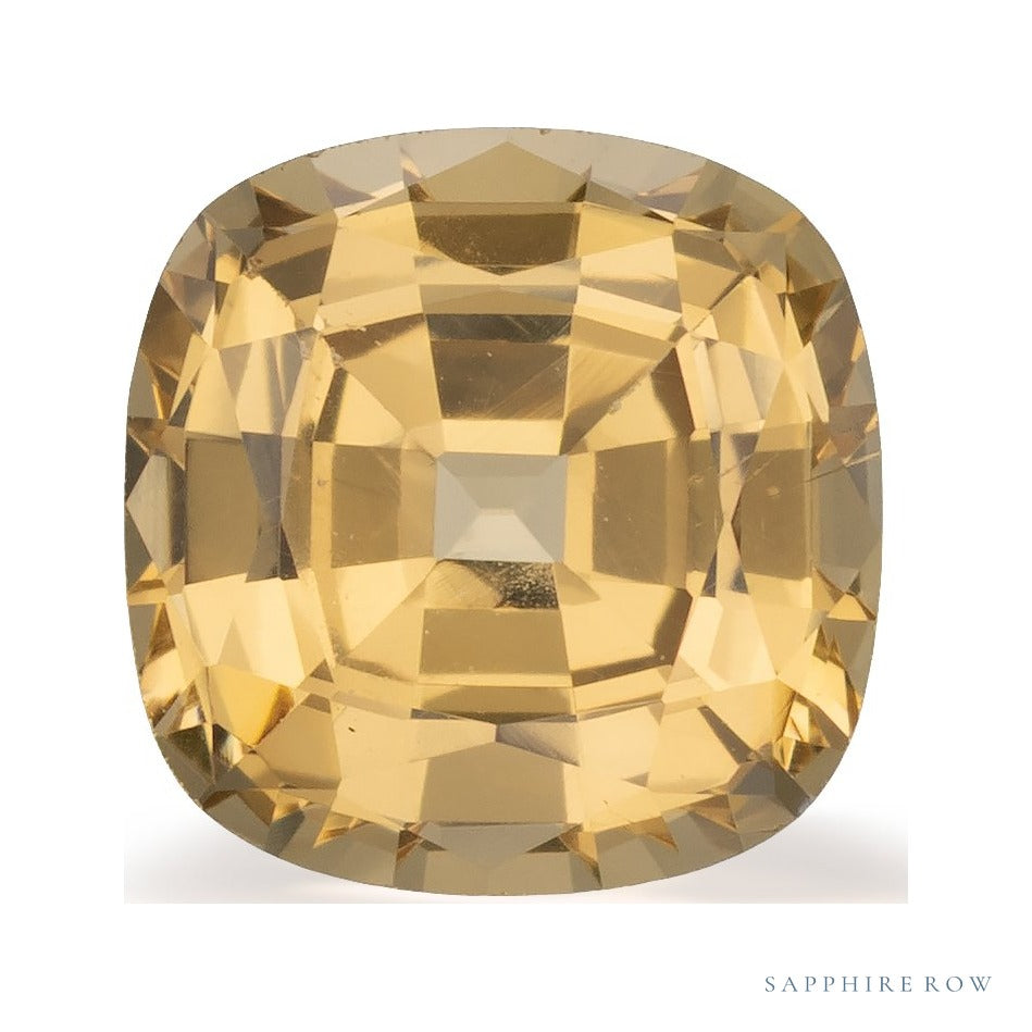 1.25 ct natural hessonite garnet from Kenya, cushion cut | Sapphire Row · cut7