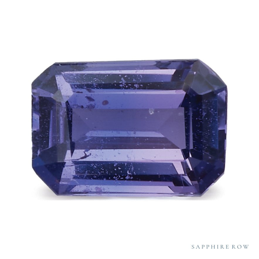 1.18 ct natural purple sapphire from Sri Lanka, emerald cut | Sapphire Row · cut6
