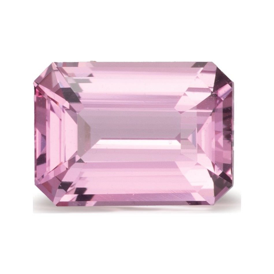 1.18 ct natural pink sapphire from Sri Lanka, emerald cut | Sapphire Row · cut7