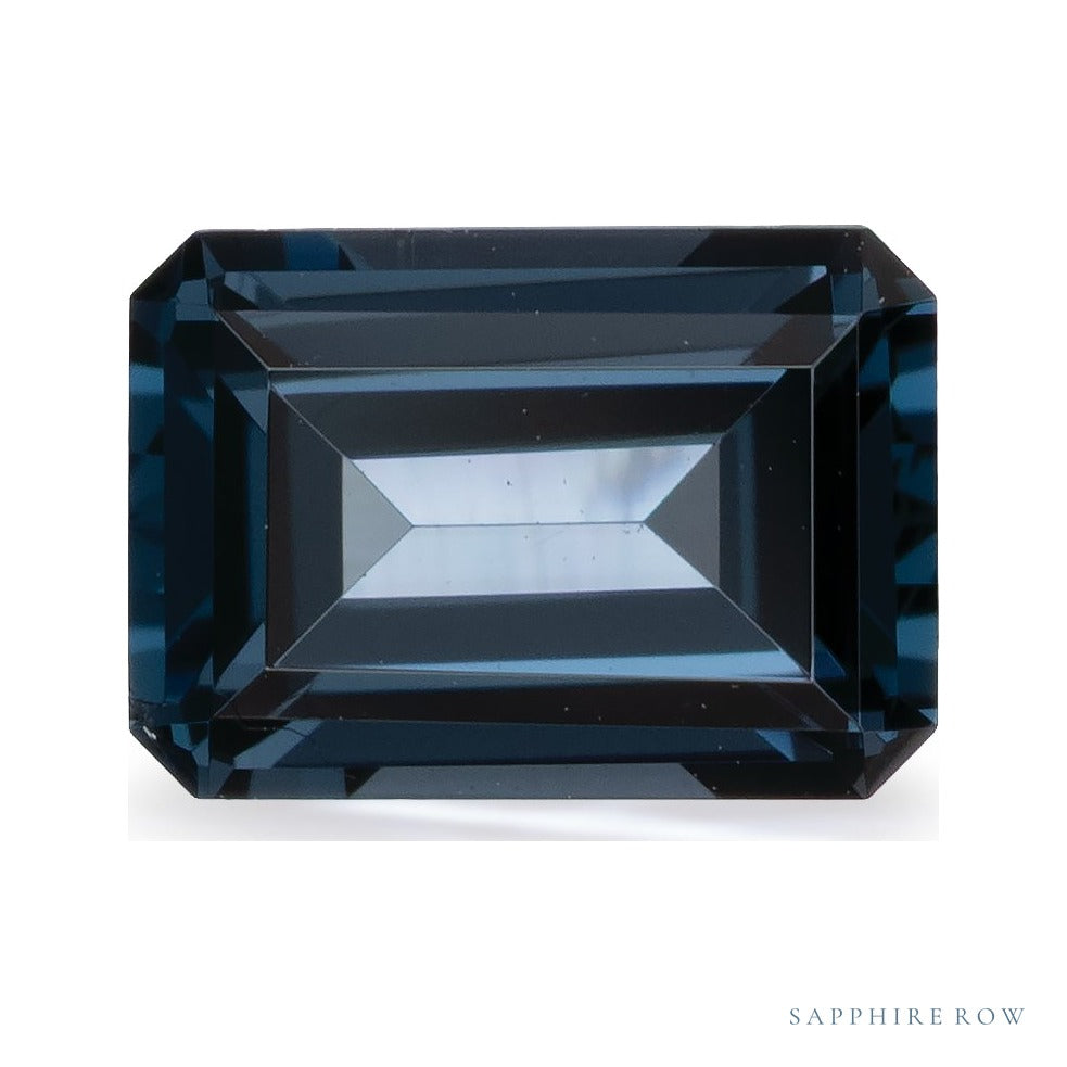 1.14 ct natural blue spinel from Tanzania, emerald cut | Sapphire Row · cut7
