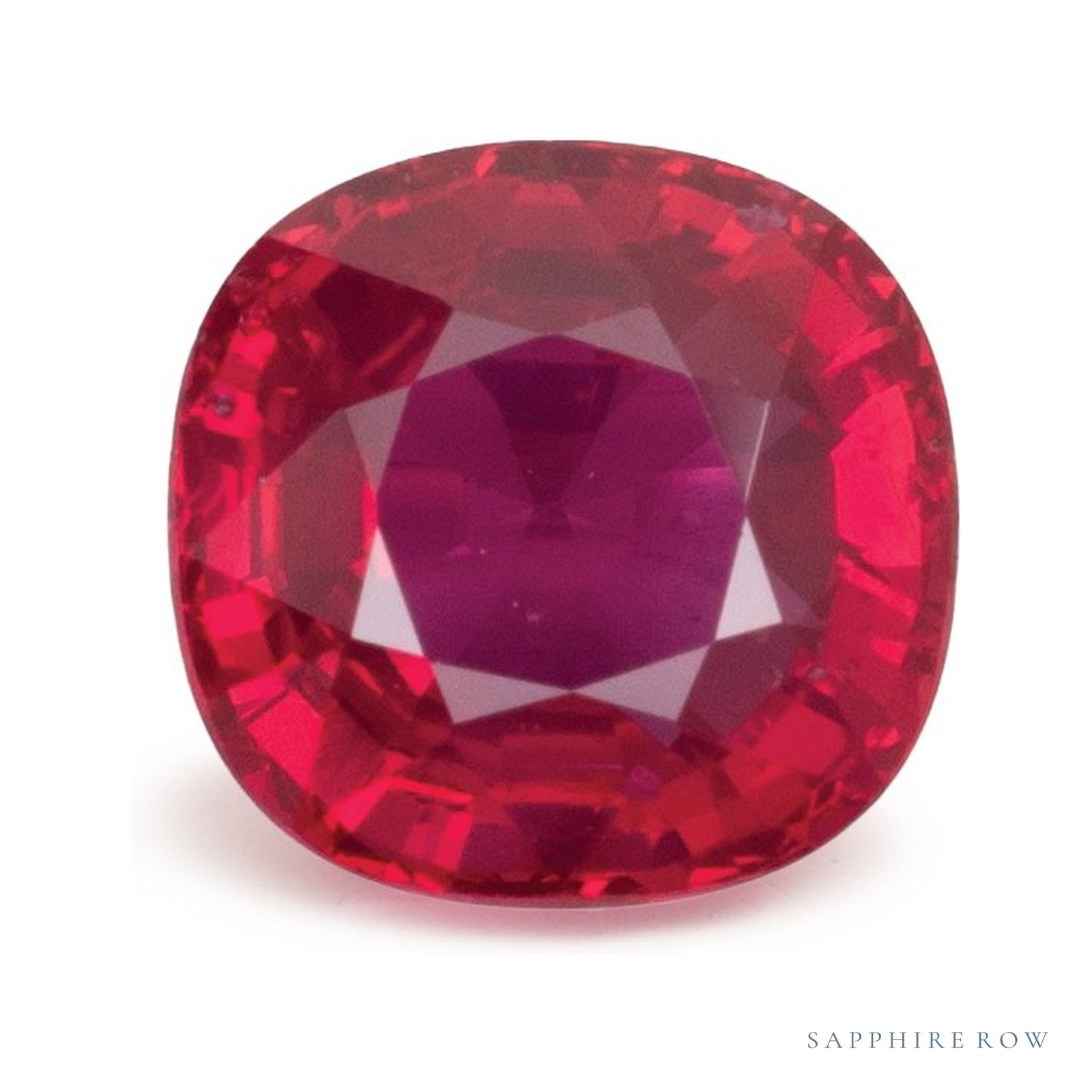 1.13 ct Cushion Natural Ruby — Sapphire Row · cut4