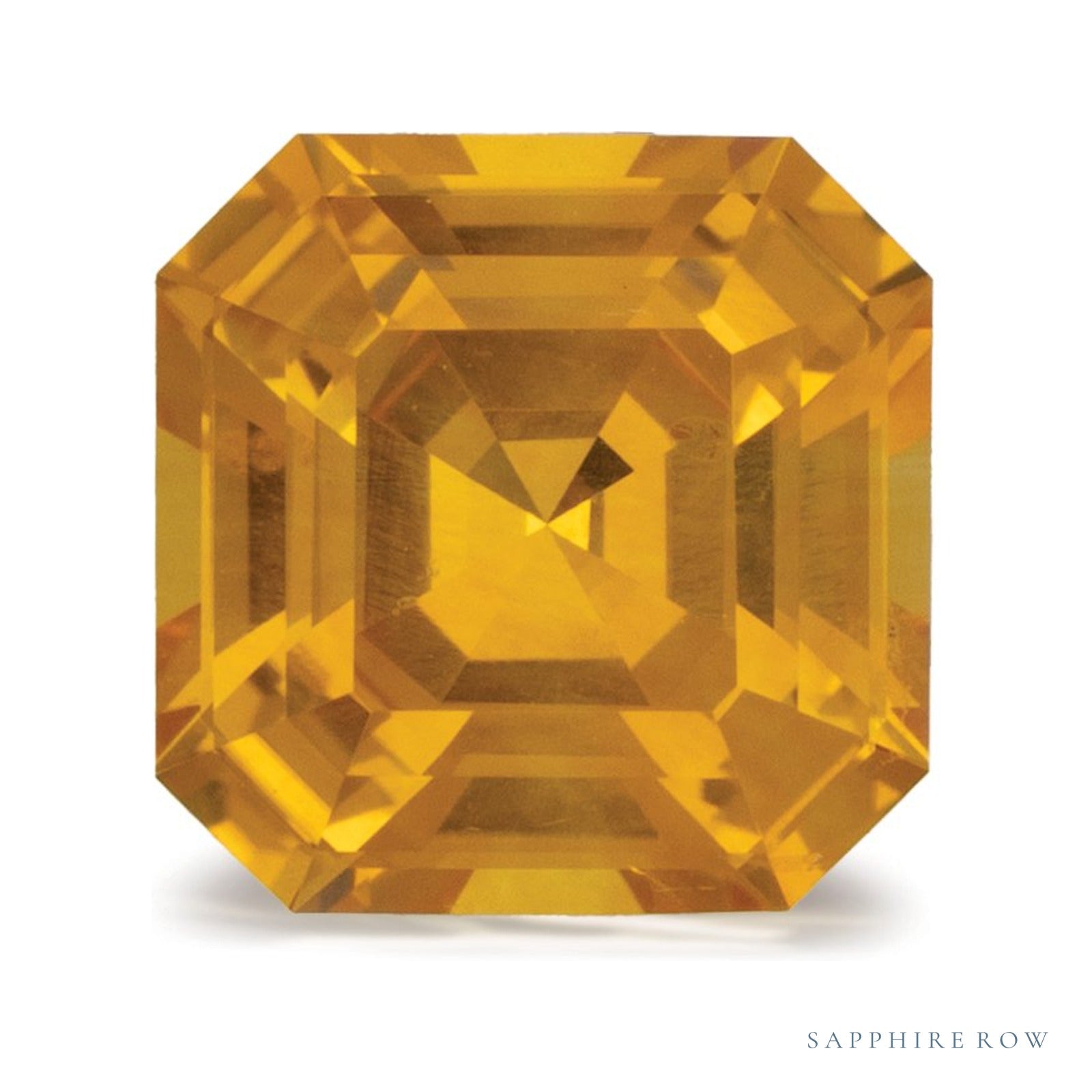 1.13 ct Asscher Natural Sapphire — Sapphire Row · cut4