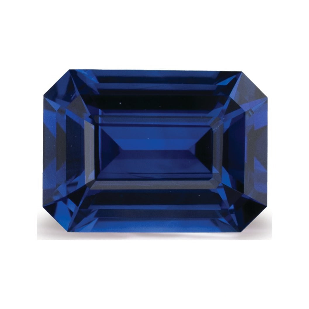 1.11 ct natural blue sapphire from Tanzania, emerald cut | Sapphire Row · cut7