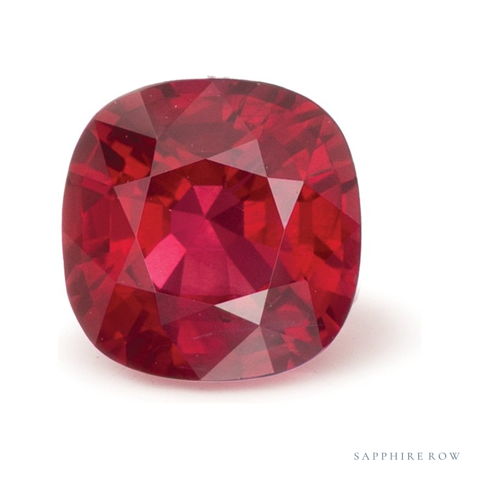 1.10 ct Cushion Natural Ruby — Sapphire Row · cut4