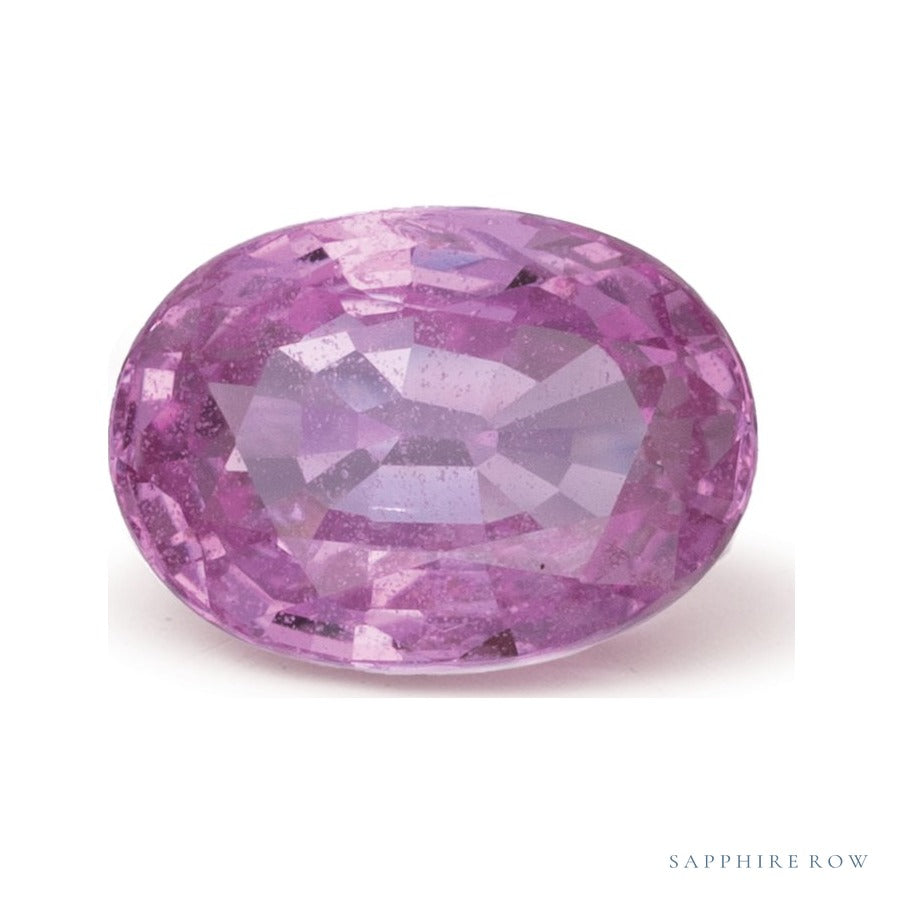 1.09 ct natural pink sapphire from Sri Lanka, oval cut | Sapphire Row · cut6