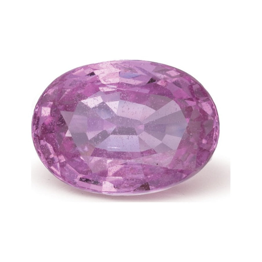 1.09 ct natural pink sapphire from Sri Lanka, oval cut | Sapphire Row · cut7