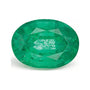 1.09 ct natural green emerald from Zambia, oval cut | Sapphire Row · cut7