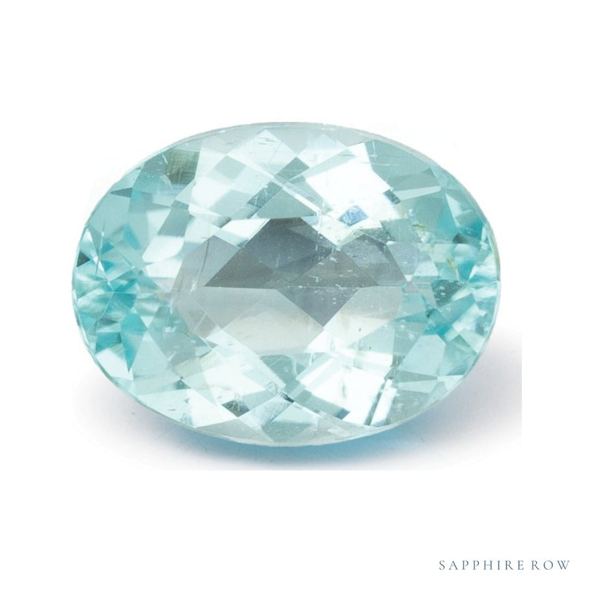 1.09 ct natural blue tourmaline, oval cut | Sapphire Row · cut7