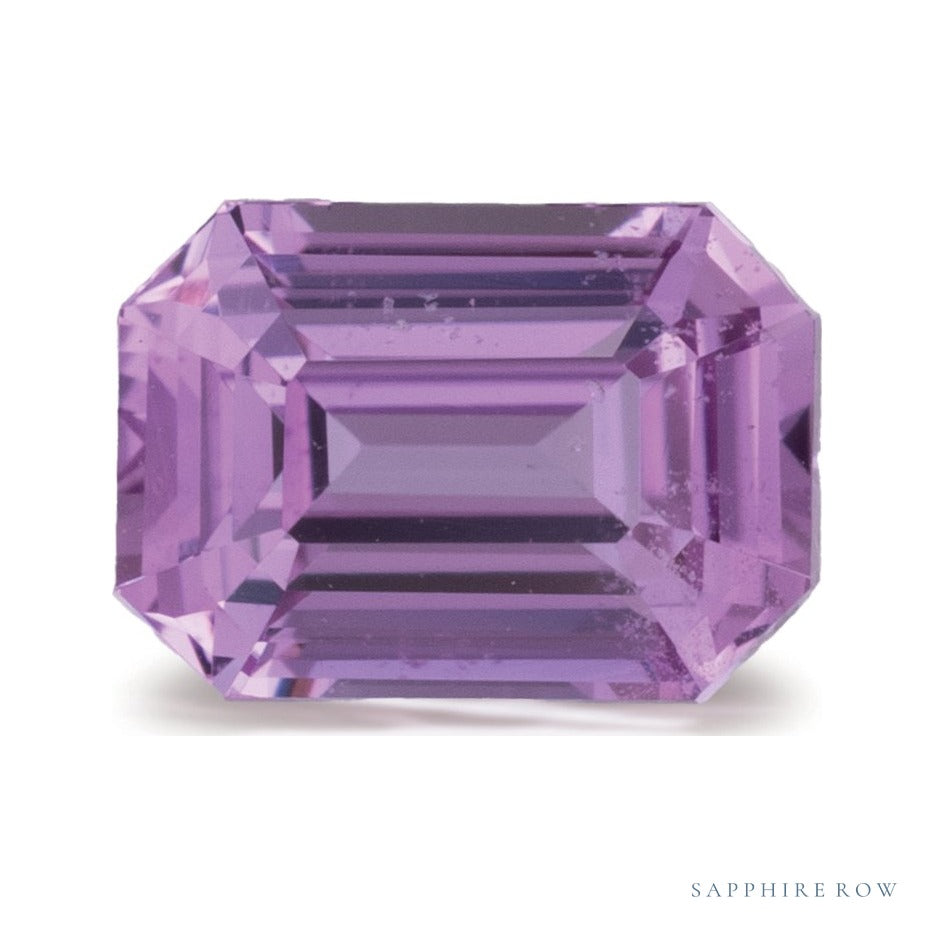1.08 ct natural pink sapphire from Sri Lanka, emerald cut | Sapphire Row · cut7