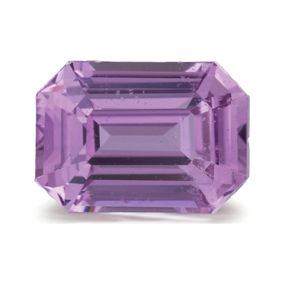 1.08 ct natural pink sapphire from Sri Lanka, emerald cut | Sapphire Row · cut7