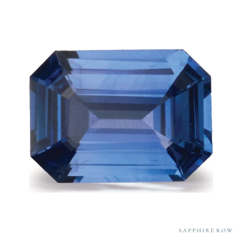 1.07 ct natural color-change sapphire from Sri Lanka, emerald cut | Sapphire Row · cut7