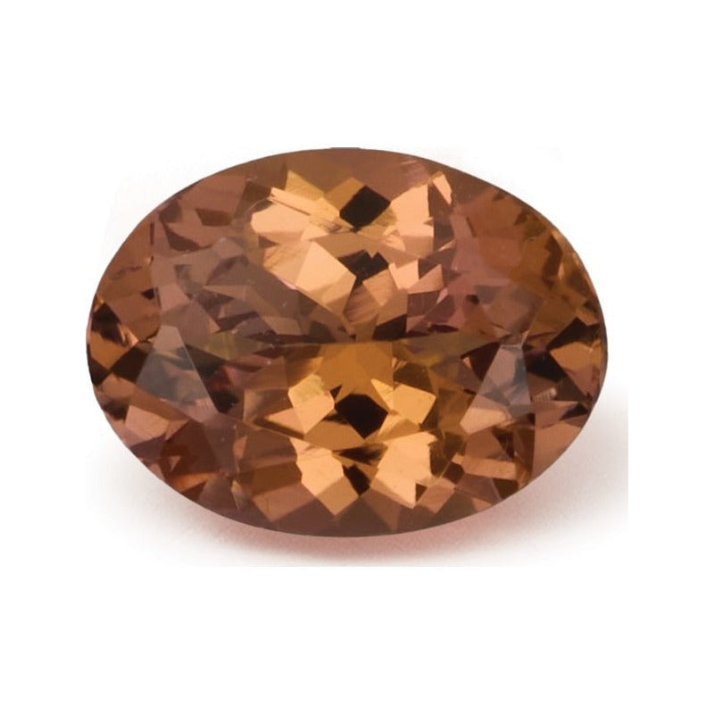 1.06 ct natural orange zoisite from Tanzania, oval cut | Sapphire Row · cut7