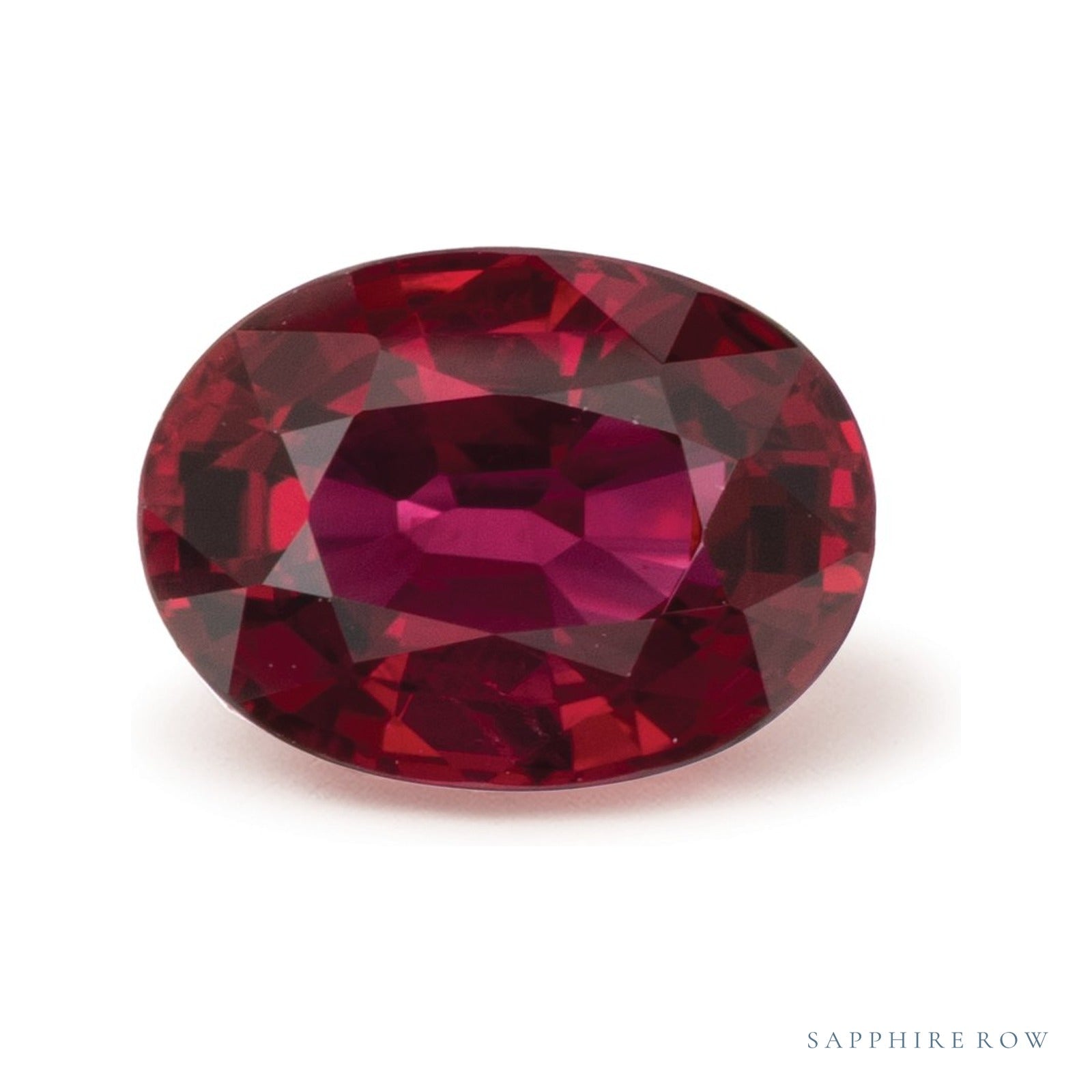 1.06 ct Oval Natural Ruby — Sapphire Row · cut4