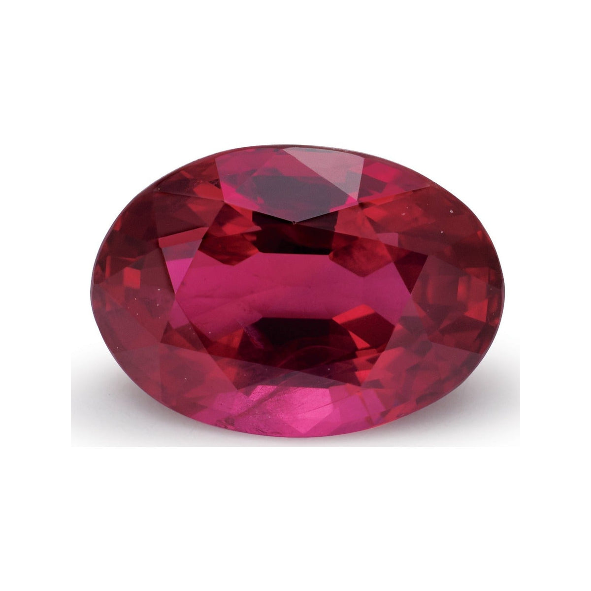 1.05 ct natural red ruby from Mozambique, oval cut | Sapphire Row · cut7