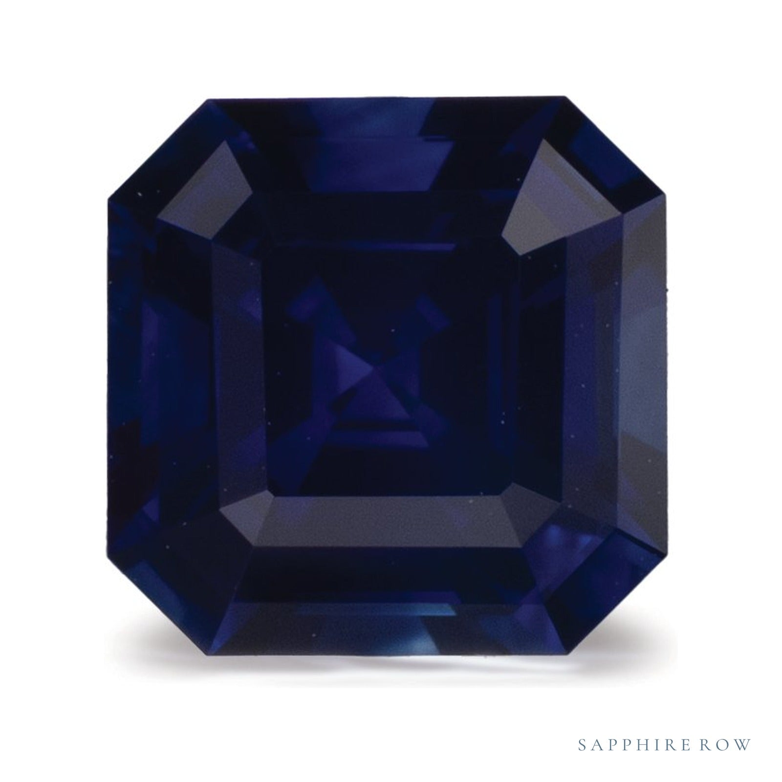 1.05 ct Asscher Natural Sapphire — Sapphire Row · cut4