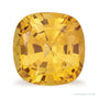 1.04 ct natural yellow sapphire from Sri Lanka, cushion cut | Sapphire Row · cut4