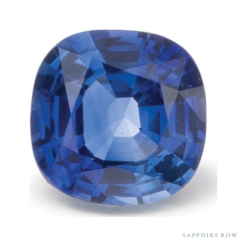 1.02 ct natural blue sapphire from Sri Lanka, cushion cut | Sapphire Row · cut7