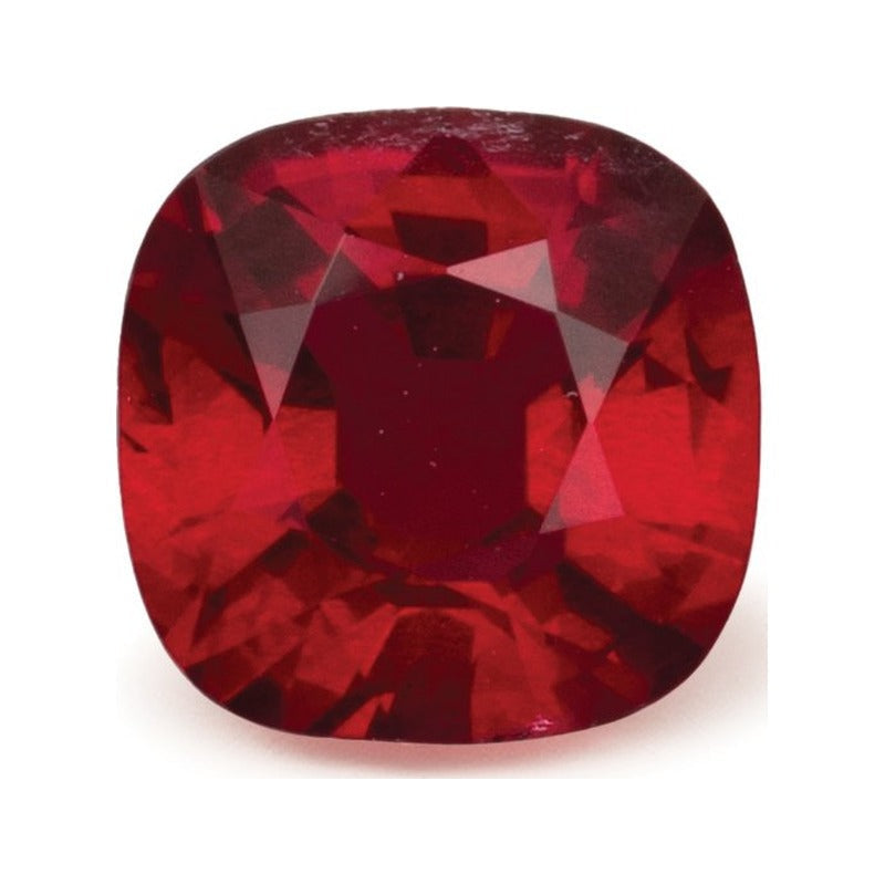 1.00 ct natural red ruby from Mozambique, cushion cut | Sapphire Row · cut7