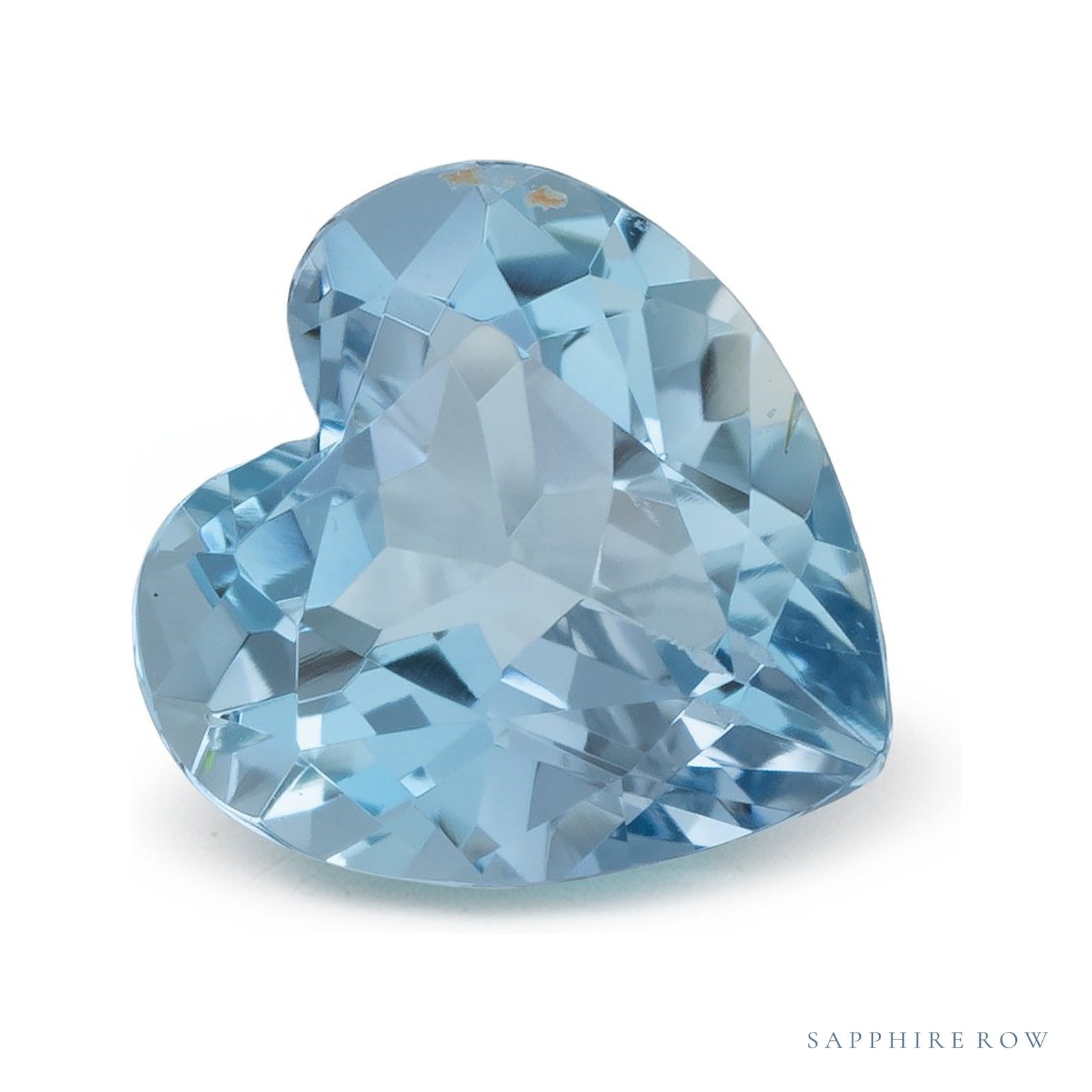 1.00 ct Heart Natural Aquamarine — Sapphire Row · cut4