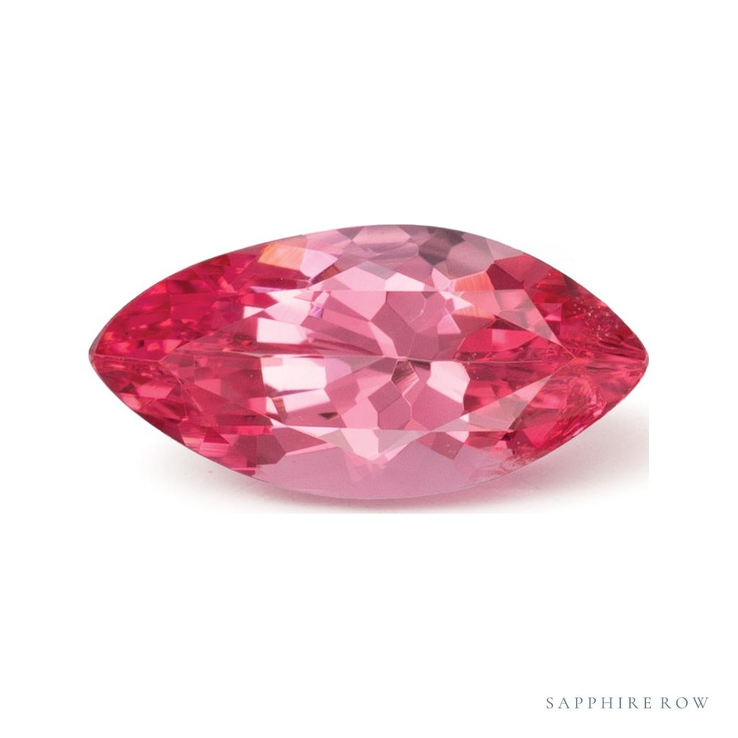 1.00 ct natural red spinel from Tanzania, marquise cut | Sapphire Row · cut7