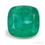 0.97 ct natural green emerald from Zambia, cushion cut | Sapphire Row · cut7