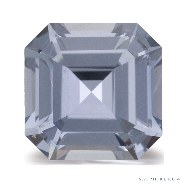 0.93 ct natural purple sapphire from Madagascar, asscher cut | Sapphire Row · cut7