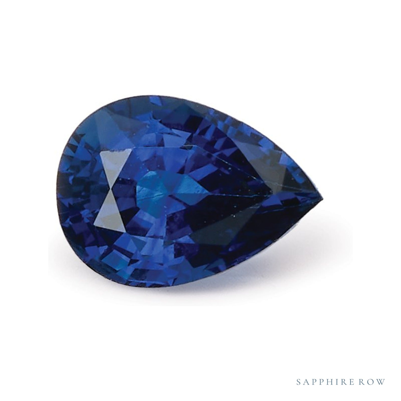 0.93 ct Pear Natural Sapphire — Sapphire Row · cut4