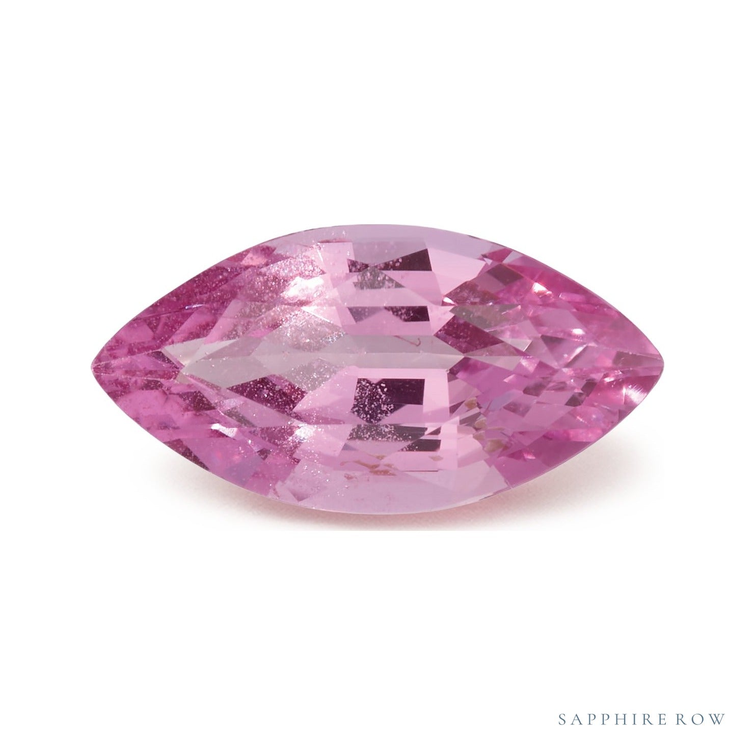 0.90 ct natural pink sapphire from Sri Lanka, marquise cut | Sapphire Row · cut7
