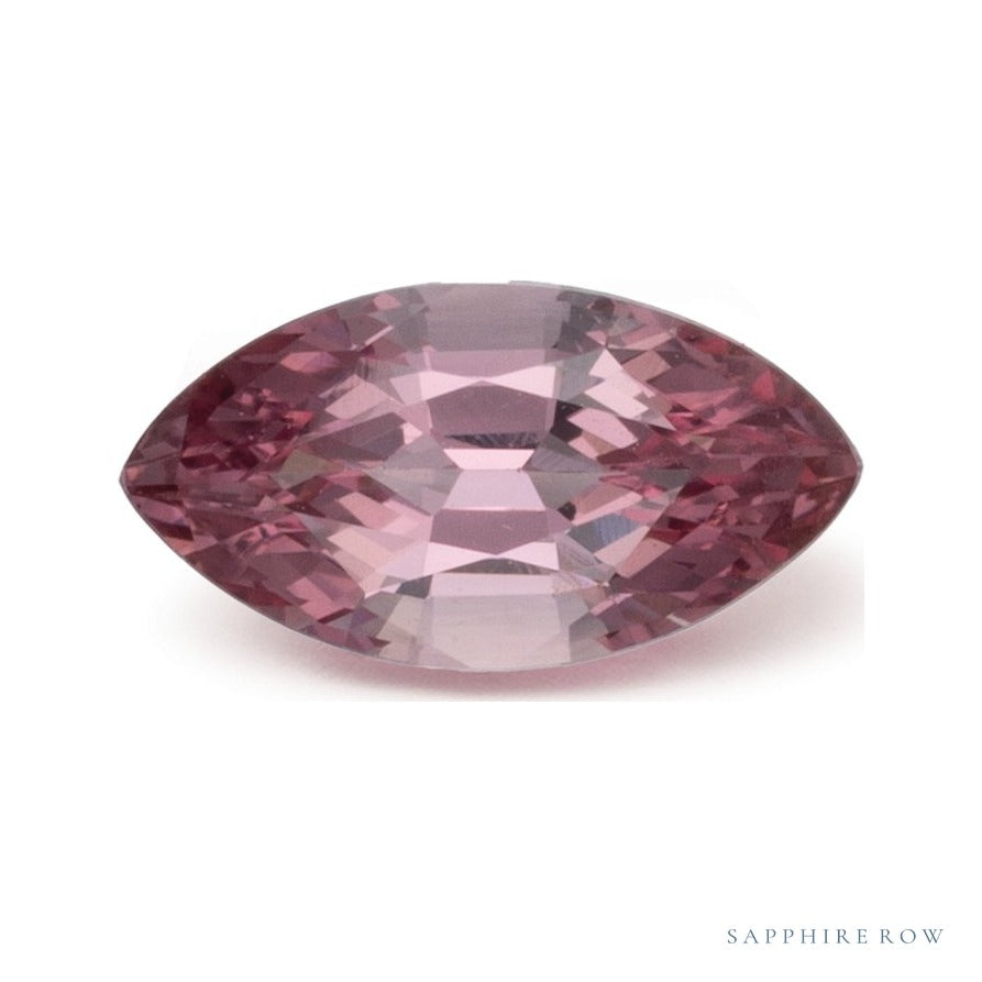 0.89 ct natural pink spinel from Tanzania, marquise cut | Sapphire Row · cut7