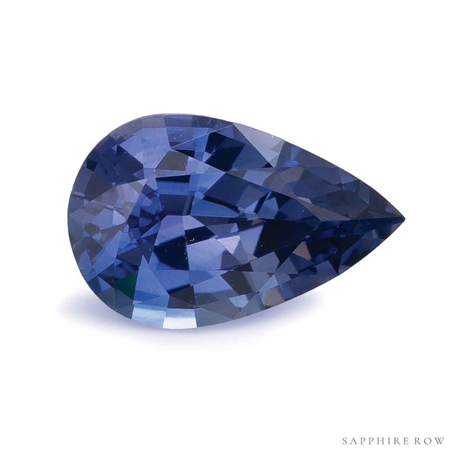 0.88 ct Pear Natural Sapphire — Sapphire Row · cut4