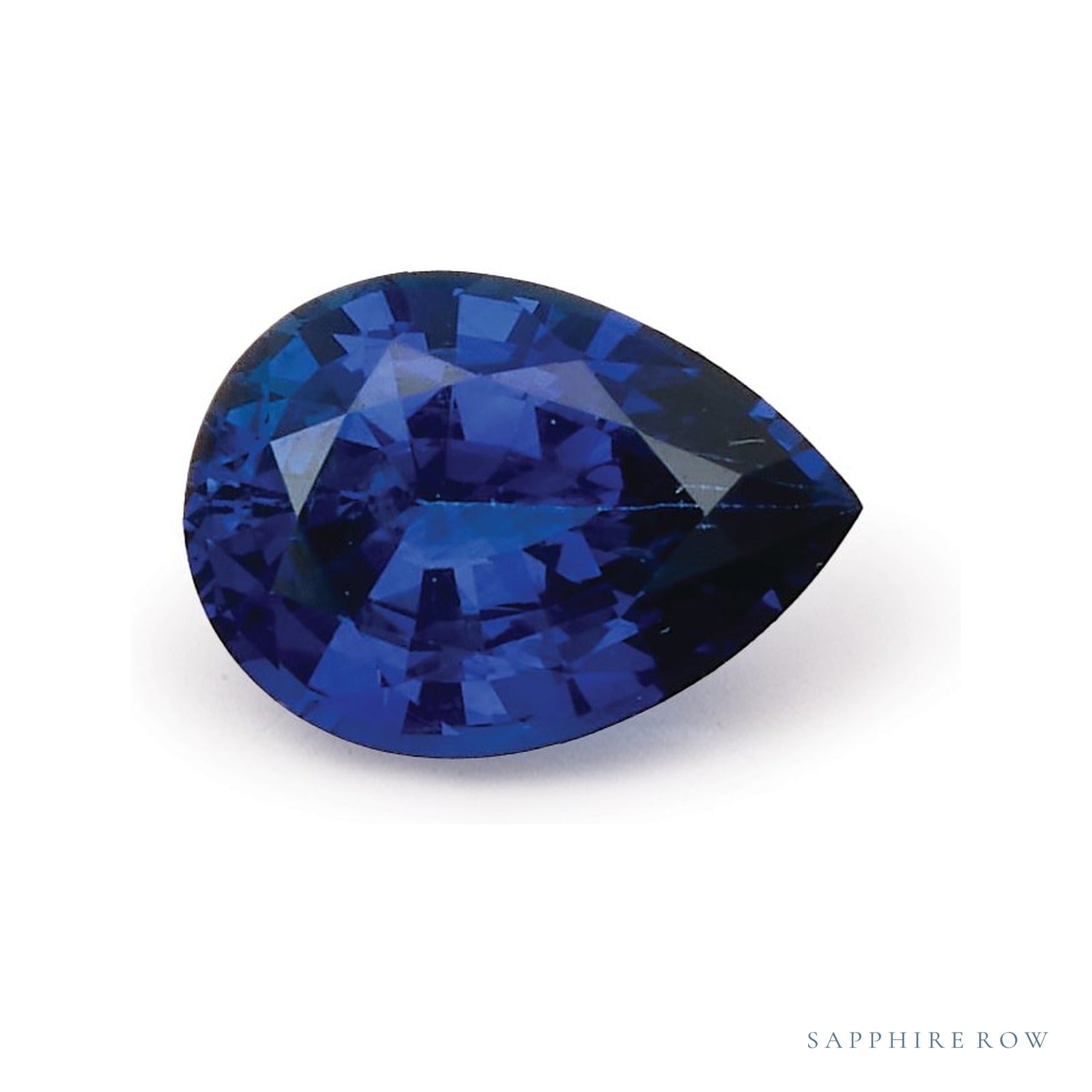 0.88 ct Pear Natural Sapphire — Sapphire Row · cut4
